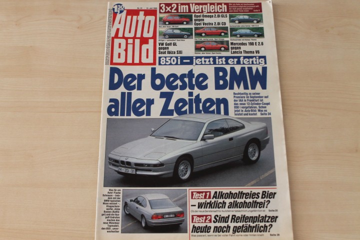 Deckblatt Auto Bild (31/1989)